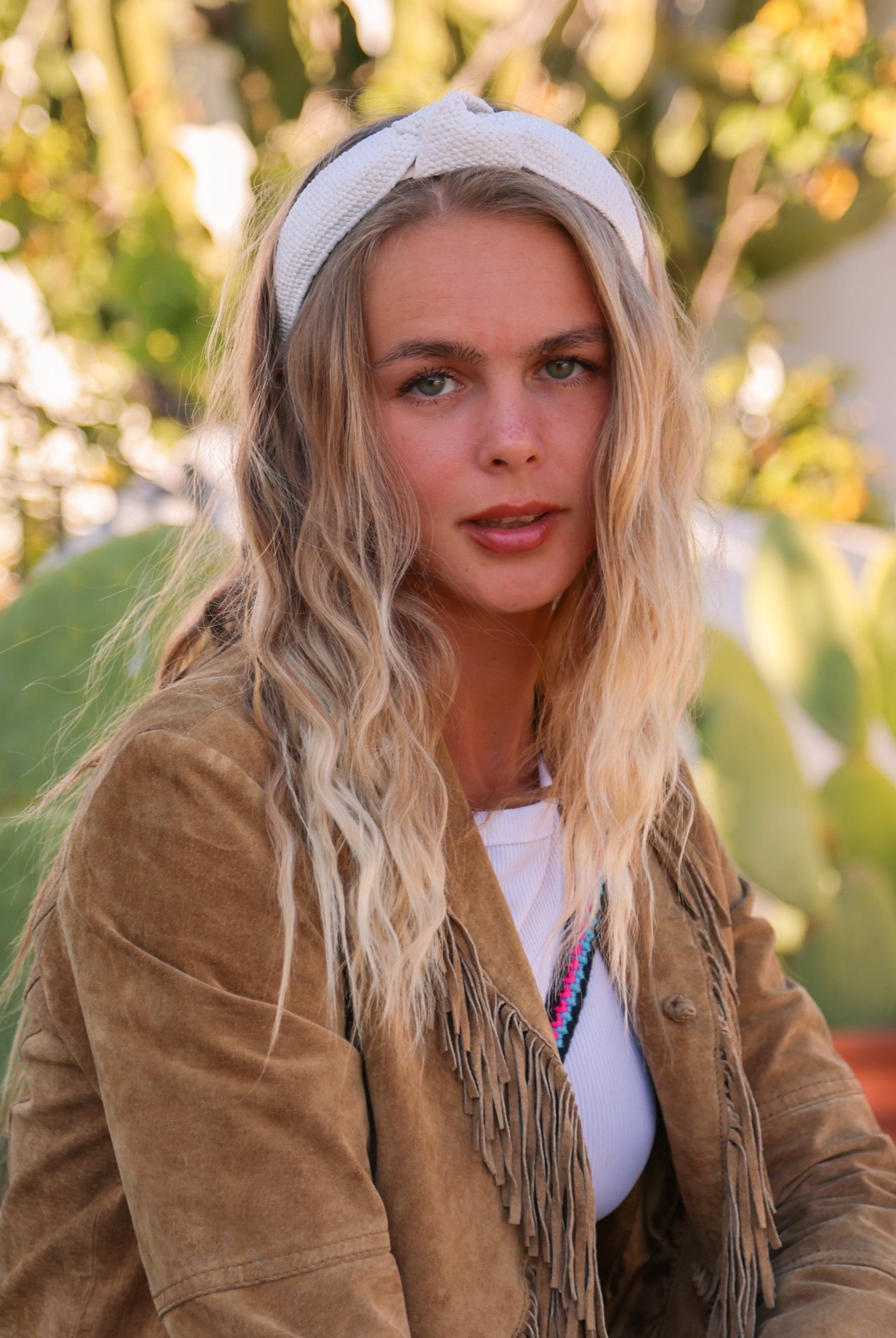 Woven Knot Headband in White | Wedding | Wedding guest | Races | Summer | Occasion | Holiday | Beach | Party | Glam | Women's Accessories | Accessory | Bridal