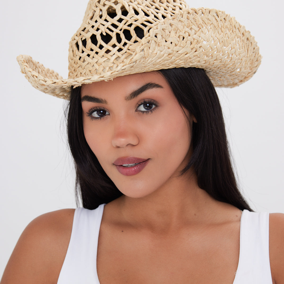 Women's Seagress Straw Cowboy Hat My Accessories London