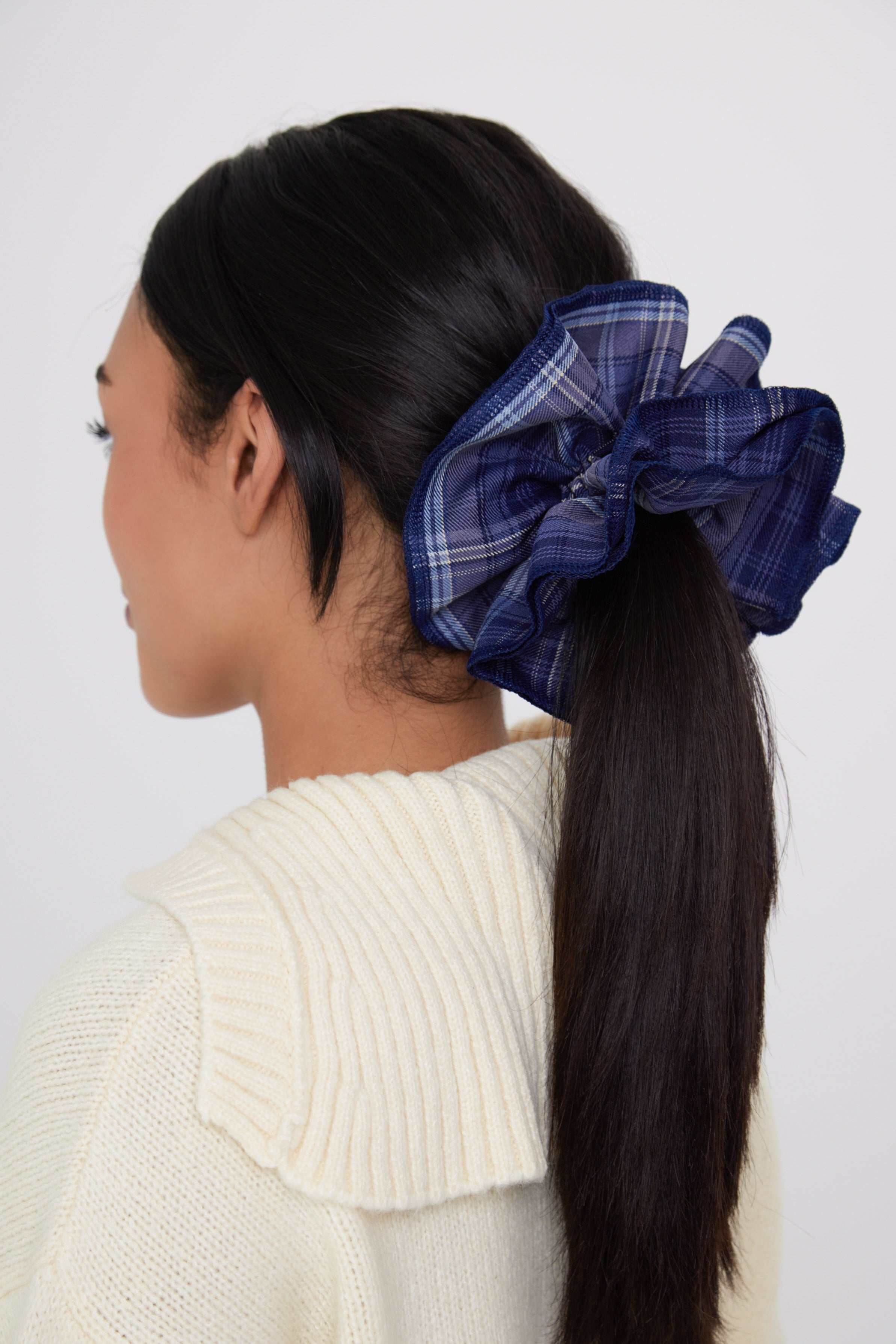My Accessories London Scrunchie | My Accessories London Hair Scrunchie | Scrunchie | Red Scrunchie | Red Hair Scrunchie | Checked Scrunchie | Women's Scrunchie | Ladies Accessories | Girly Accessories | Girls Accessories