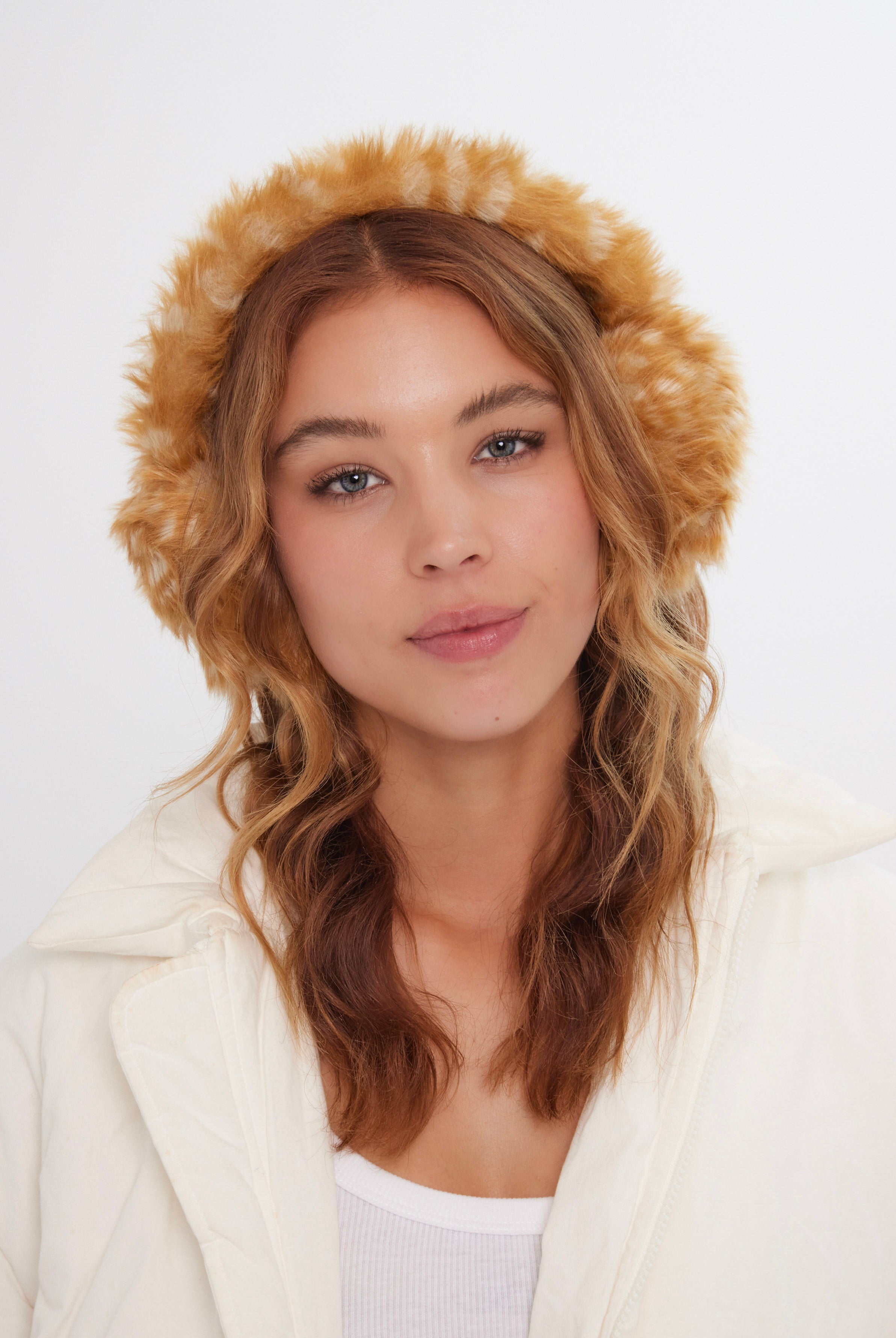 Women’s Fur Earmuffs in Bambi