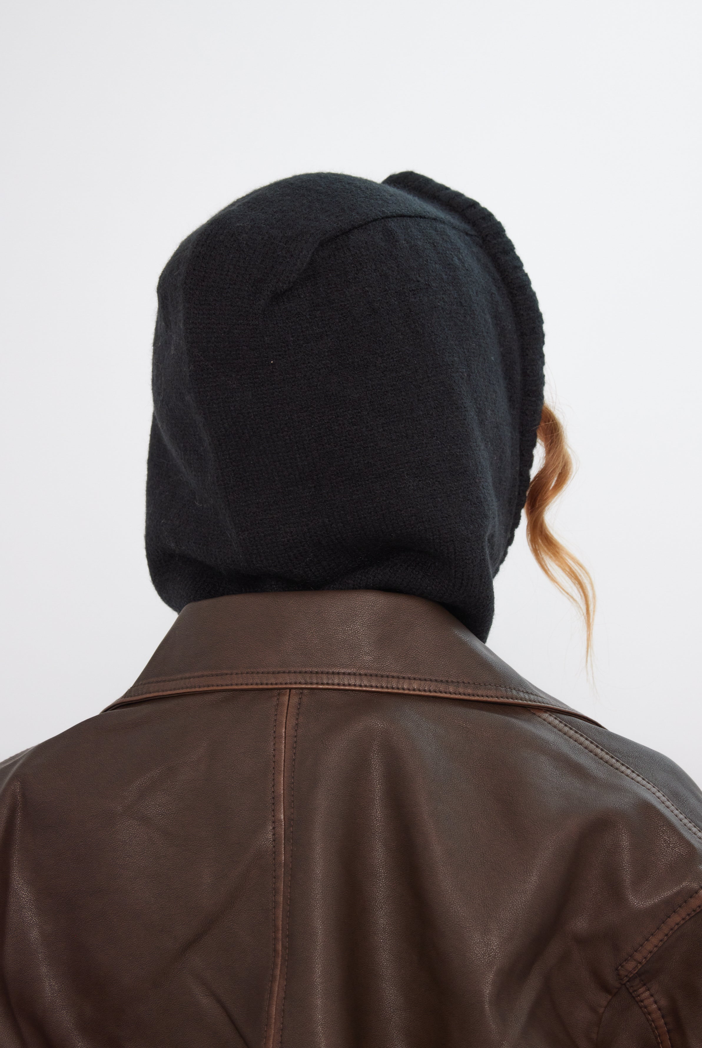 Women’s Drawstring Balaclava in Black