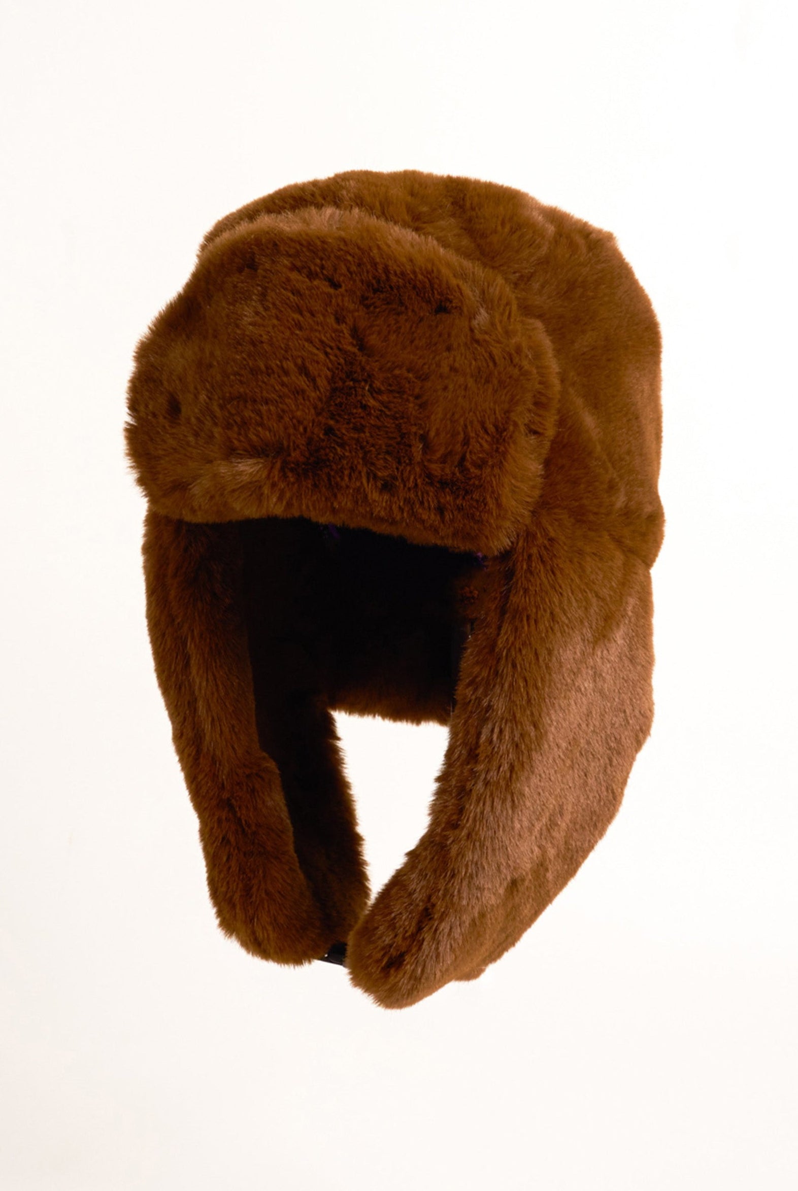 Woman's Faux Fur Trapper in Brown