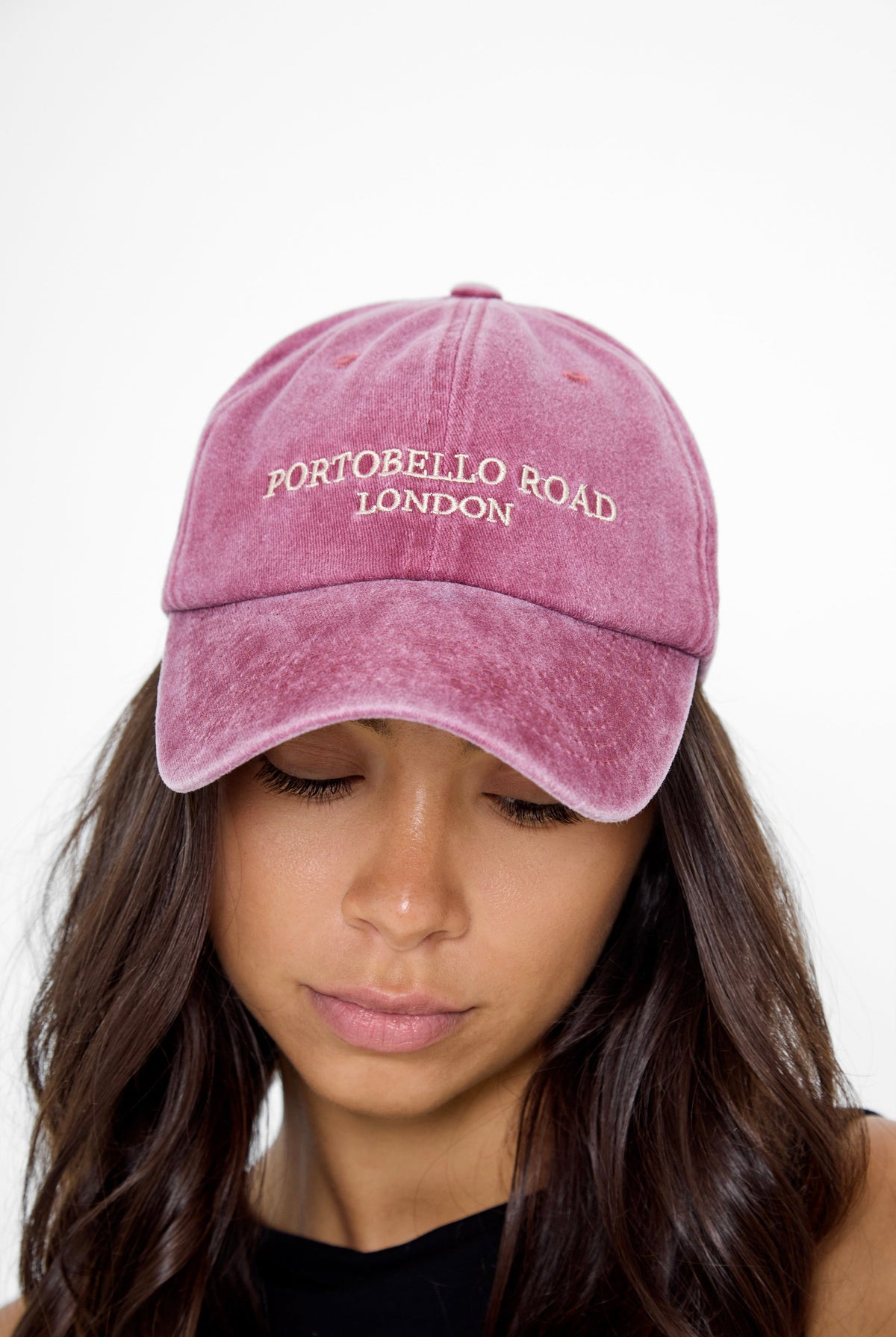 Women's Portobello Baseball Cap in Burgundy