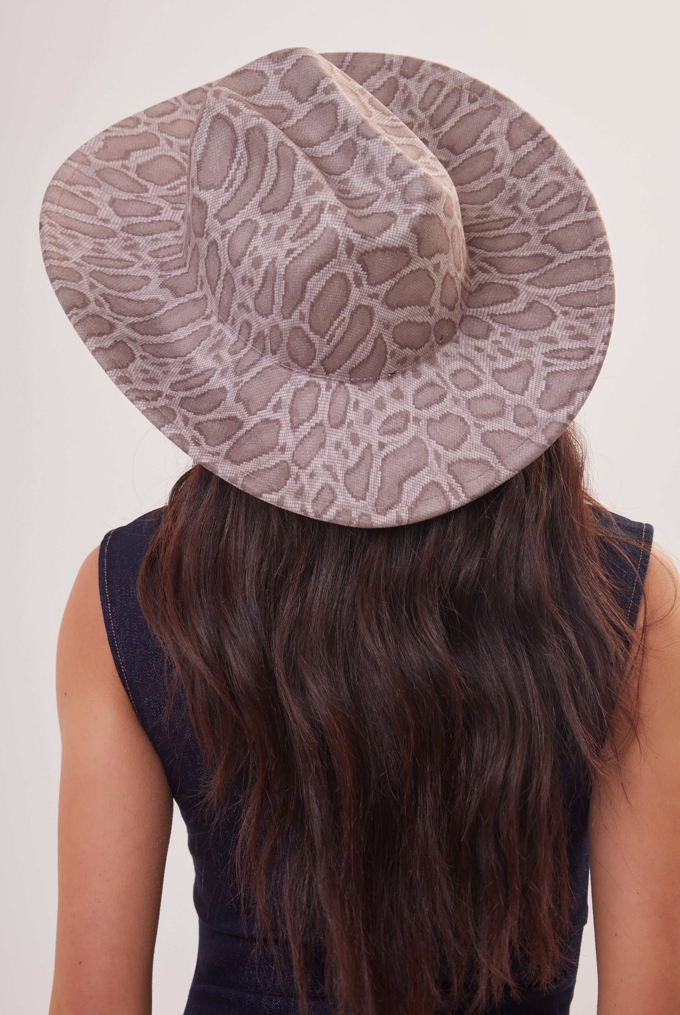 Woman's Snake Print Cowboy Hat
