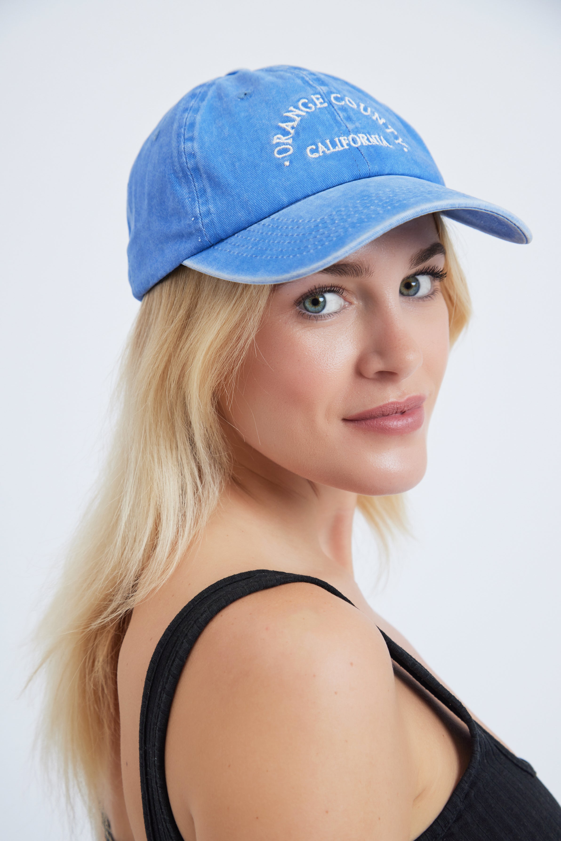 Women's Orange County Washed baseball cap in Blue