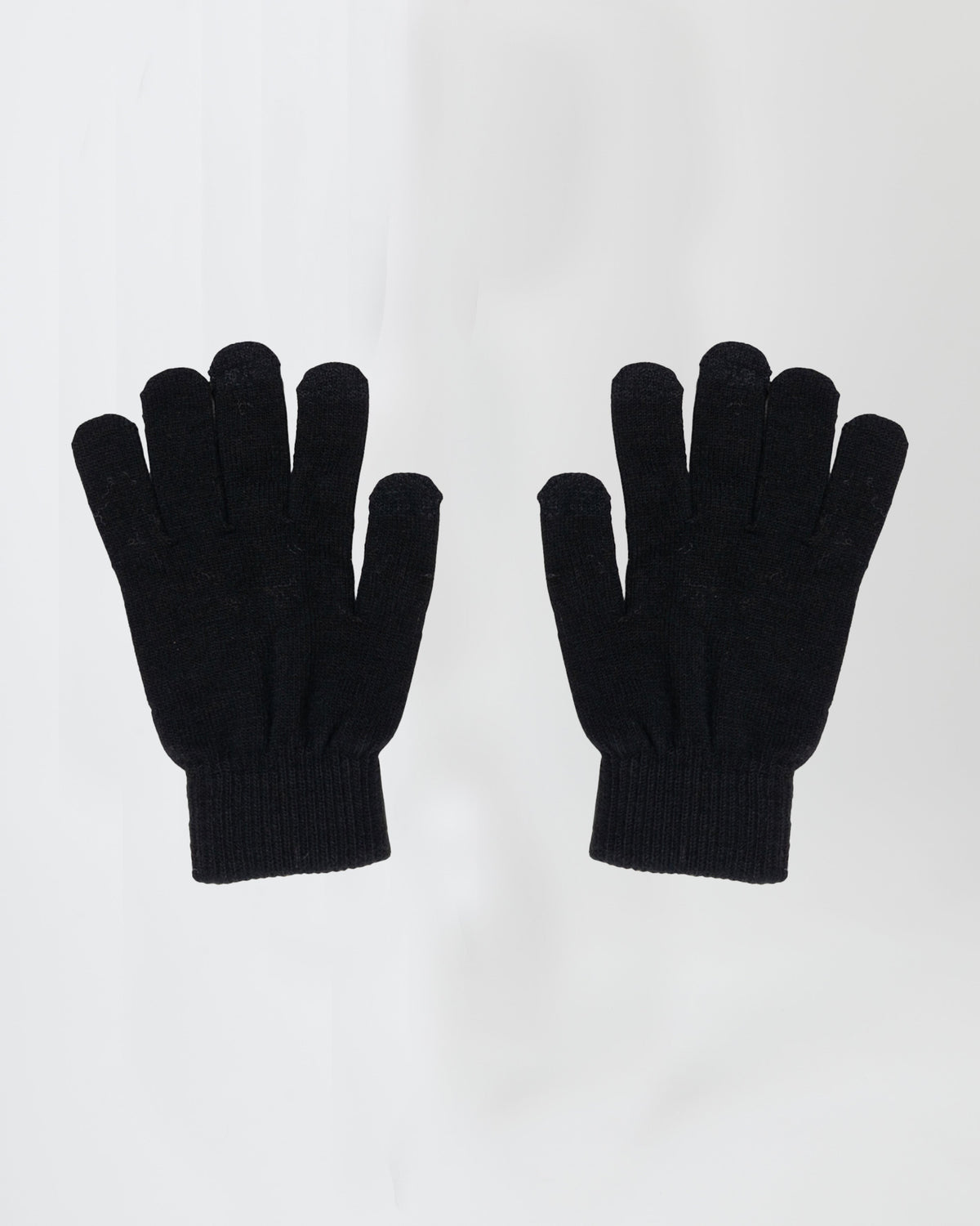 Knitted Touch Screen Gloves in Black - Gloves - My Accessories London