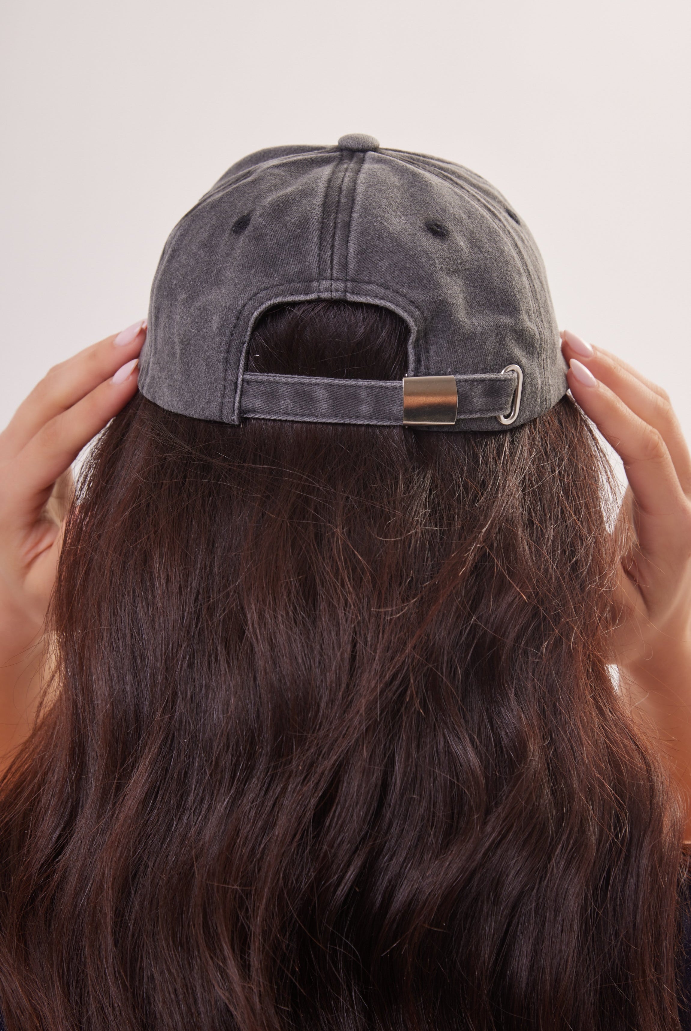 Los Angeles Health Club Baseball Cap in Washed Black - Baseball Cap - My Accessories London