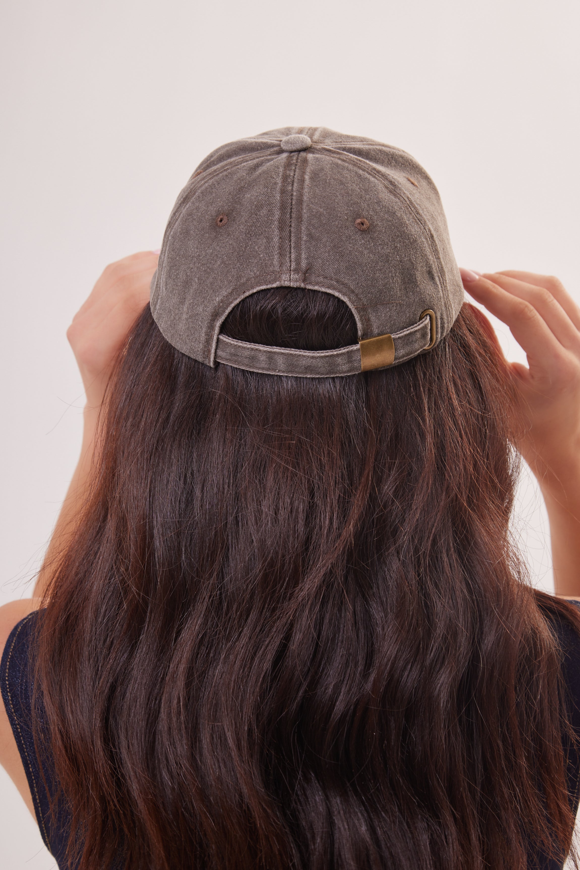 Los Angeles Health Club Baseball Cap in Washed Brown - Baseball Cap - My Accessories London