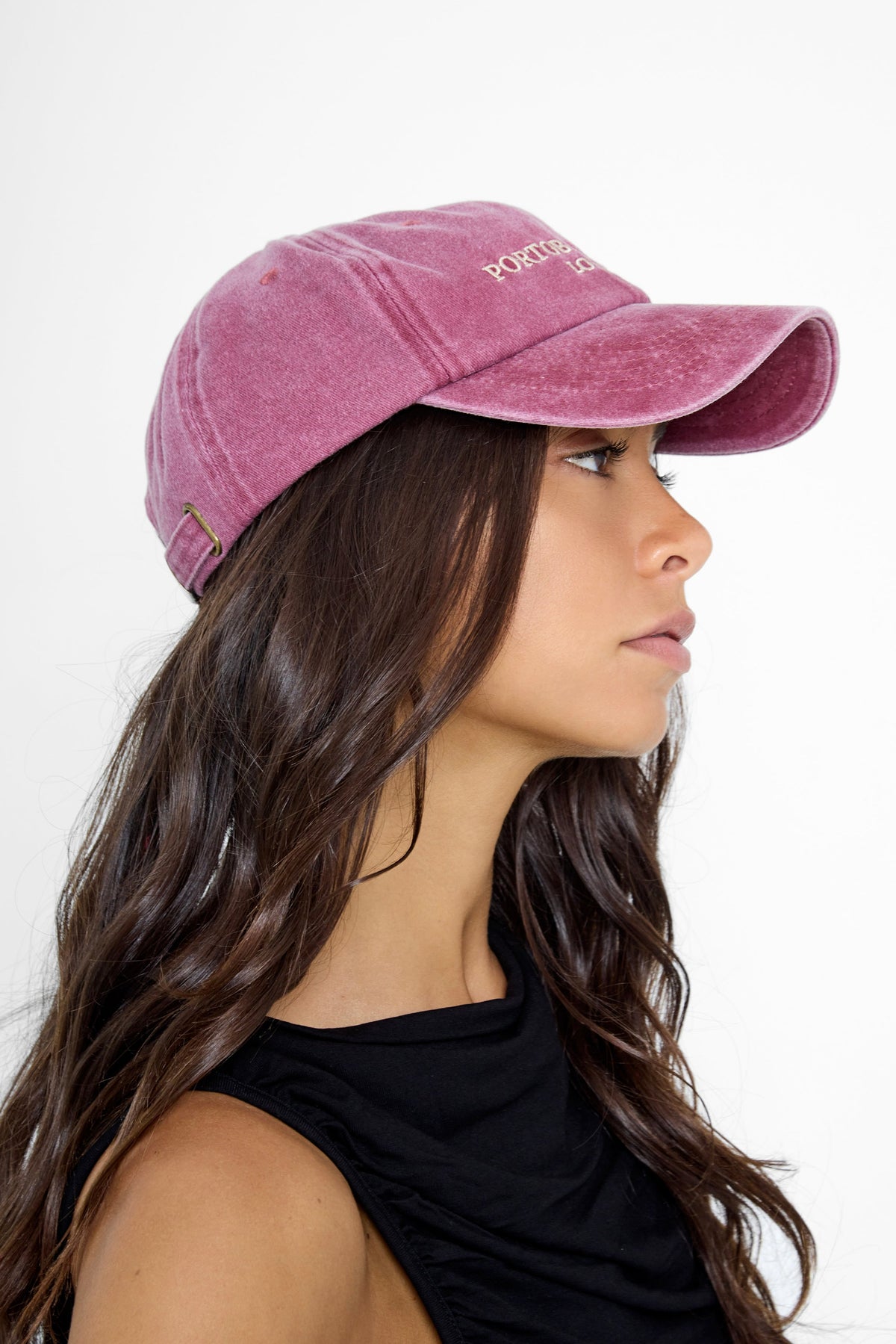 Portobello Baseball Cap in Washed Burgundy - Baseball Cap - My Accessories London