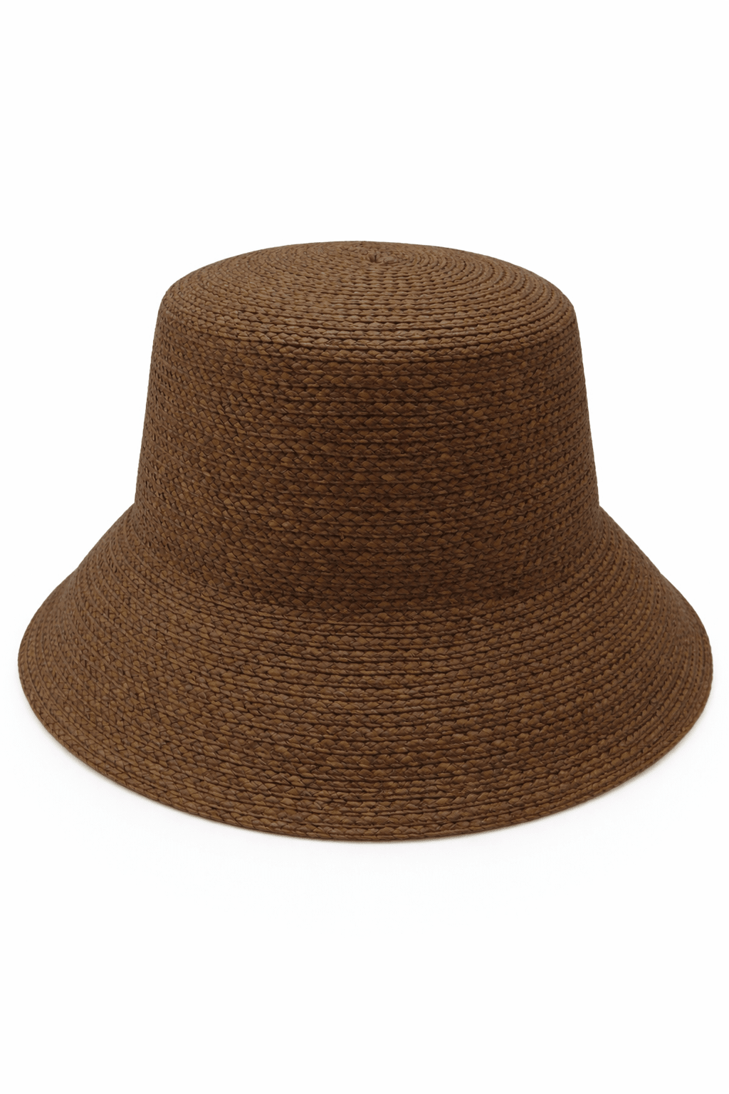Straw Bucket Hat in Dark Brown - Bucket Hat - My Accessories London