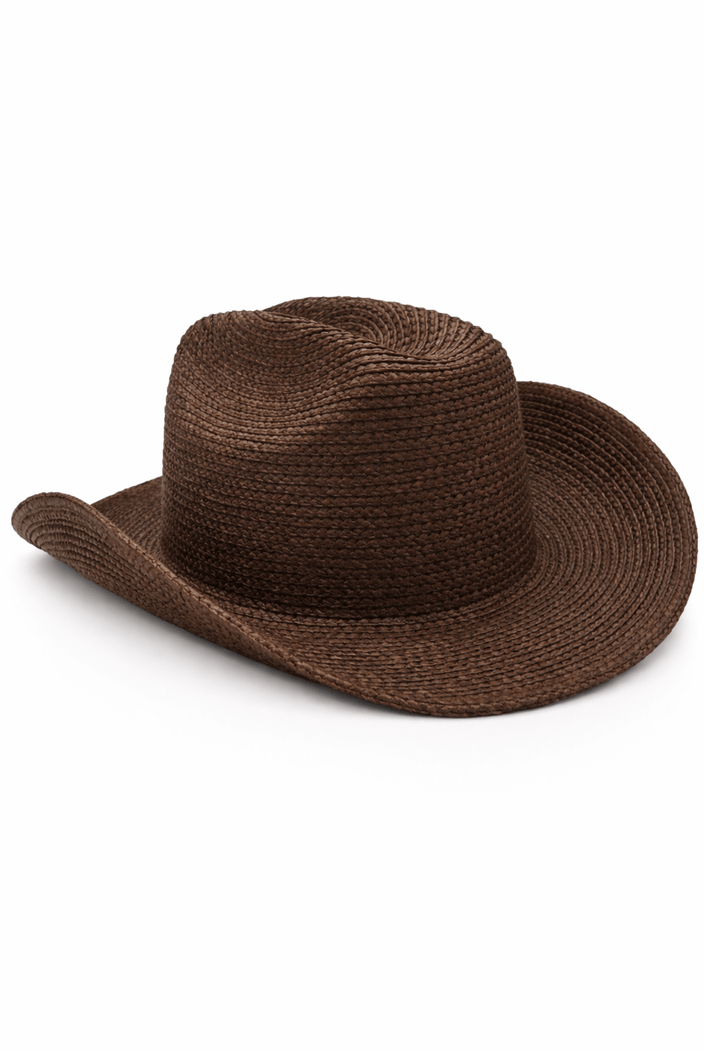 Straw Cowboy Hat in Dark Brown - Cowboy Hat - My Accessories London