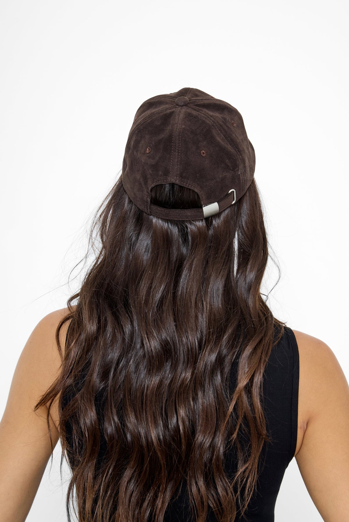 Suede Baseball Cap in Brown - Baseball Cap - My Accessories London
