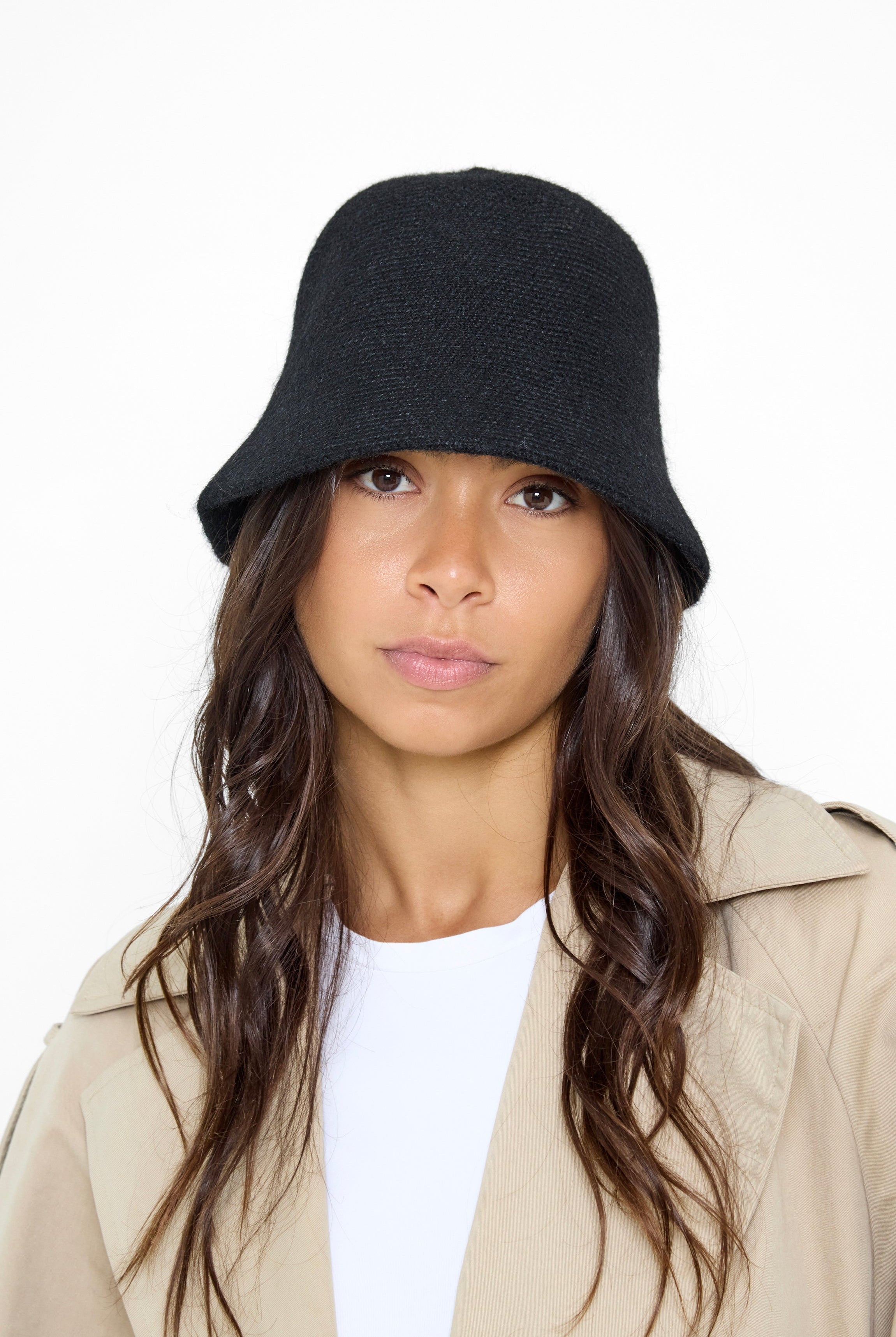 Wool Blend Bucket Hat in Black - Bucket Hat - My Accessories London
