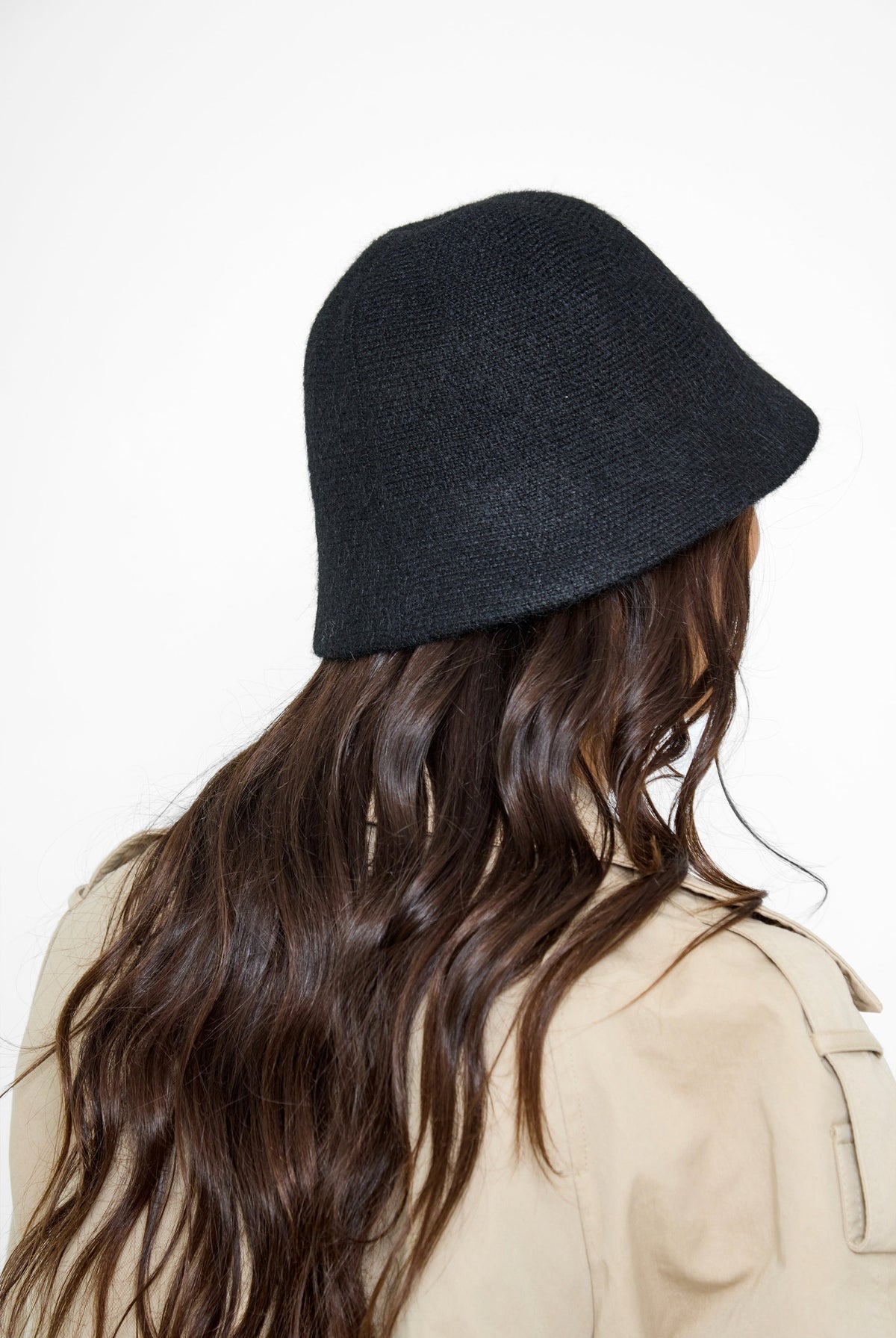 Wool Blend Bucket Hat in Black - Bucket Hat - My Accessories London