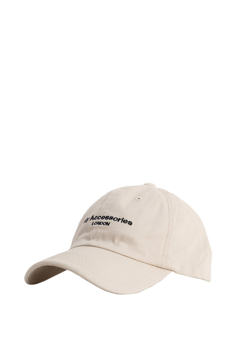 My Accessories London Logo Cap in Off White For Women | My 