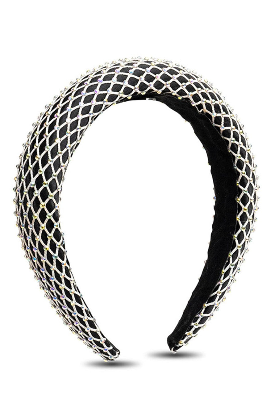 Mesh Rhinestone crystal headband | party headband | diamante headband | embellished headband | wedding headband | women's headband | ladies headband | my accessories headband | party hair