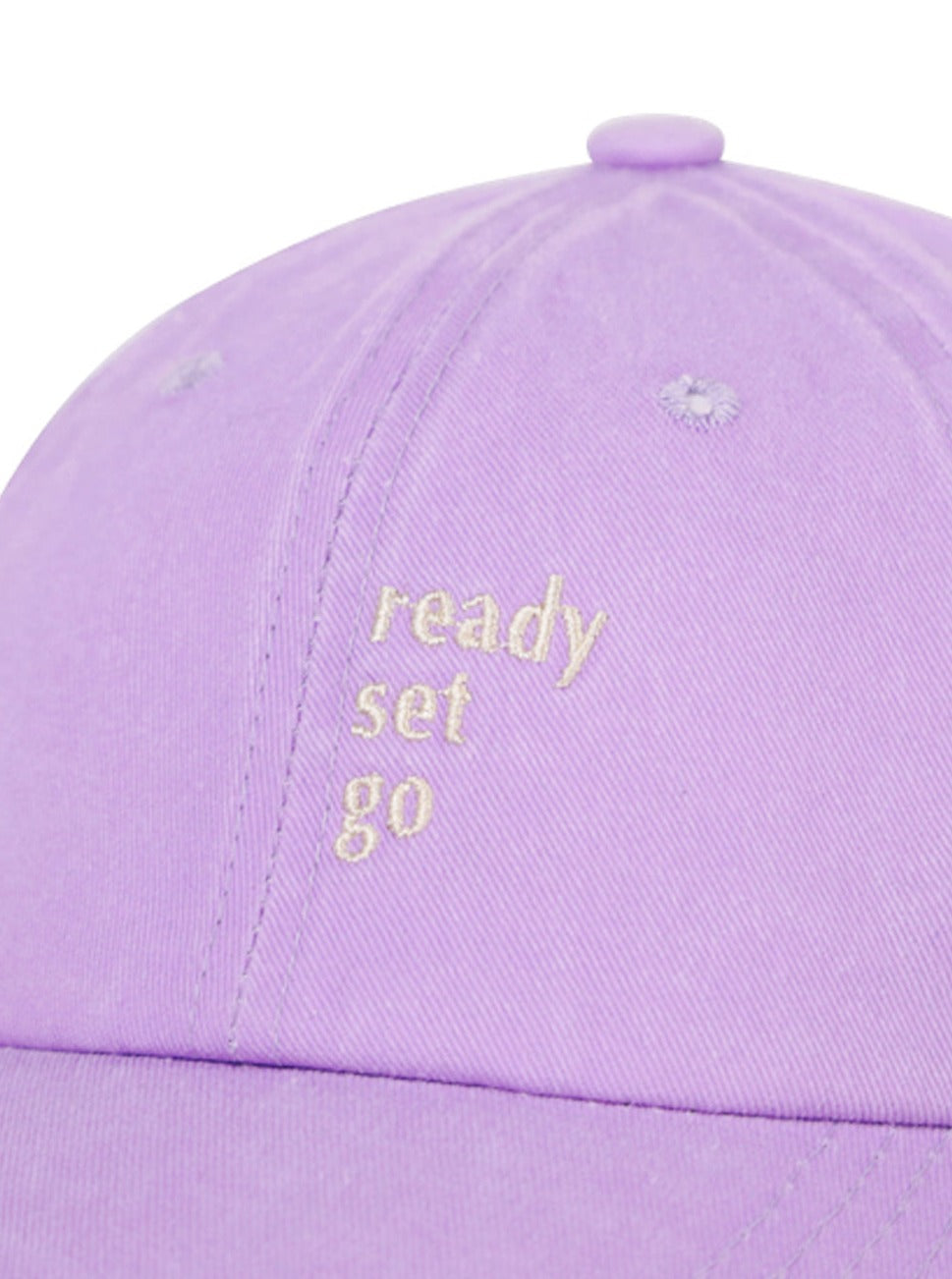 My Accessories London Ready Set Go Baseball Cap in Lilac | Athleisure | Sporty | Purple | Cap | Hat | Women's | Women's Accessories | Washed