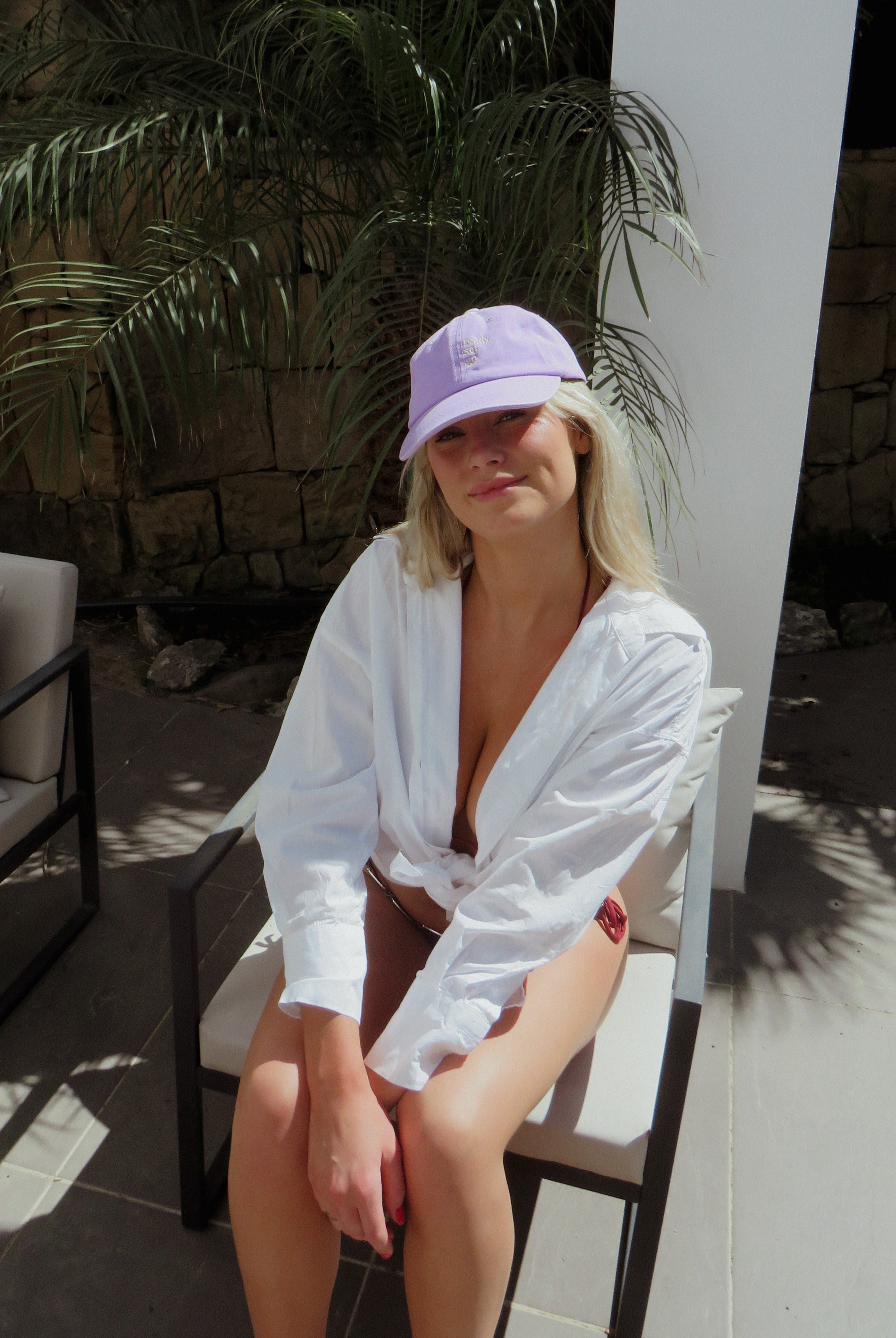 Ready Set Go Baseball Cap in Lilac - Baseball Cap - My Accessories London