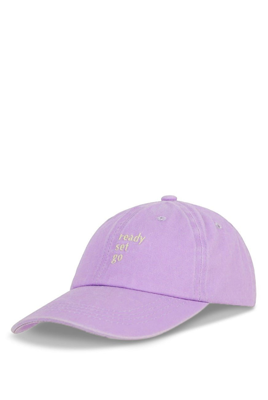Ready Set Go Baseball Cap in Lilac - Baseball Cap - My Accessories London