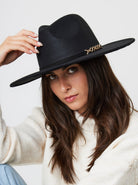 Oversized Fedora Hat in Black with Buckle detail and size adjuster | Winter | Autumn | Walks | Pub | Casual | Oversized | Hat | Accessory | Accessories | twee | Old money | Plaza core | Country | Streetwear | Indie  
