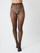 Fishnet Monogram Tights | Hosiery | Fishnet | Casual | Work | Streetwear | Streetstyle | Plaza Core | Party | grunge | Grunge sleaze | Indie | Elevated indie | Whimsygoth | E girl | Halloween | Women | Accessories | Accessory | Autumn | Winter | Winter Accessories | Autumn Accessories