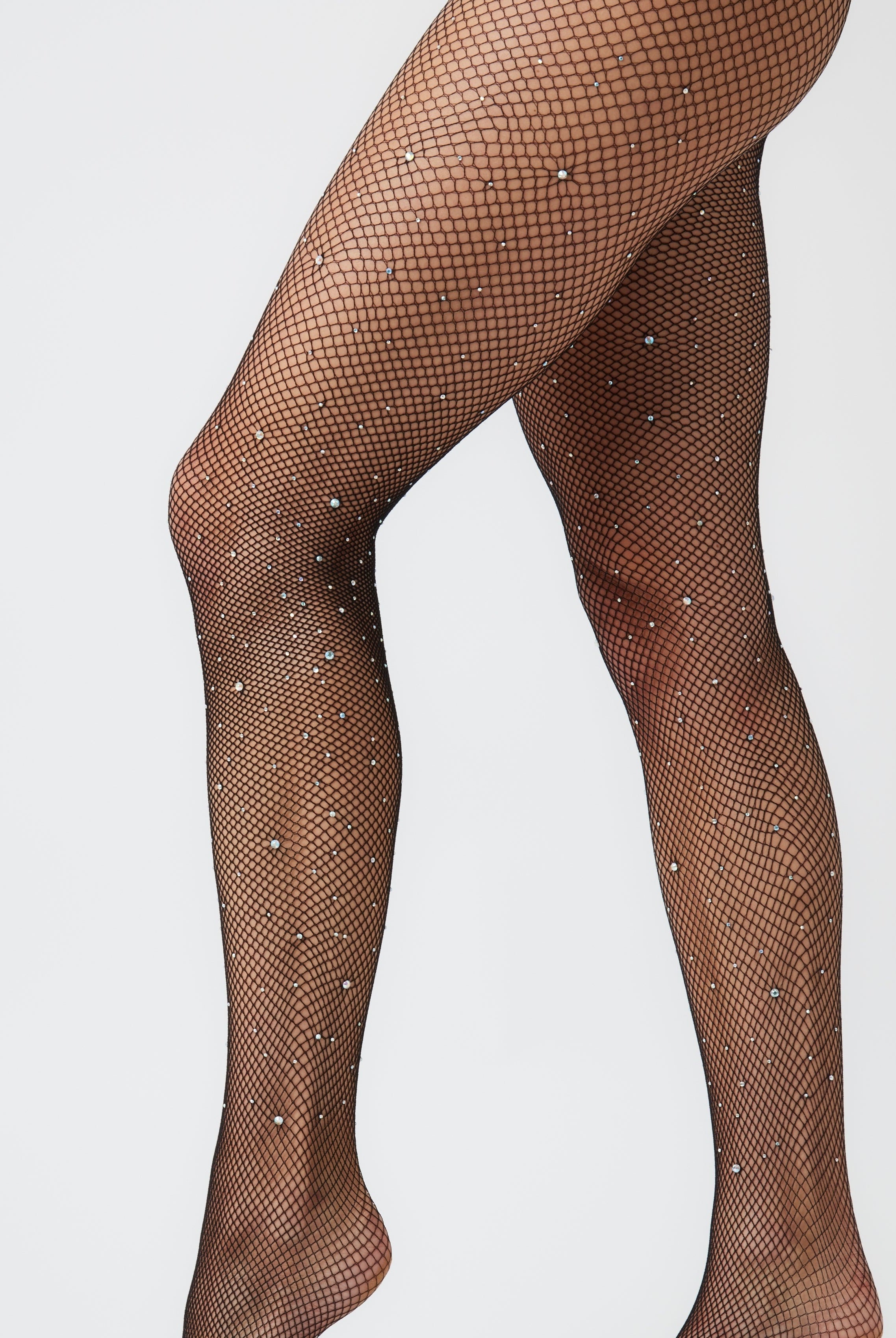 Crystal diamante rhinestone black fishnet tights | party tights | women's tights | My accessories London tights hosiery stockings | Christmas | New Years | Halloween | Party | Occasion | Glam | Dinner | Dress up | Cocktails | Going Out Outfit