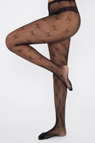 Women's Black Bow Tights For Winter | My Accessories London