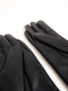 Faux Leather Touch Screen Gloves in Black | essential | Winter | Autumn | Fall | Streetwear | Streetstyle | Vegan | Biker | Grunge | Grunge sleaze | 90s | Gloves | Accessories | Women | Women's Accessories | Touch Screen | 