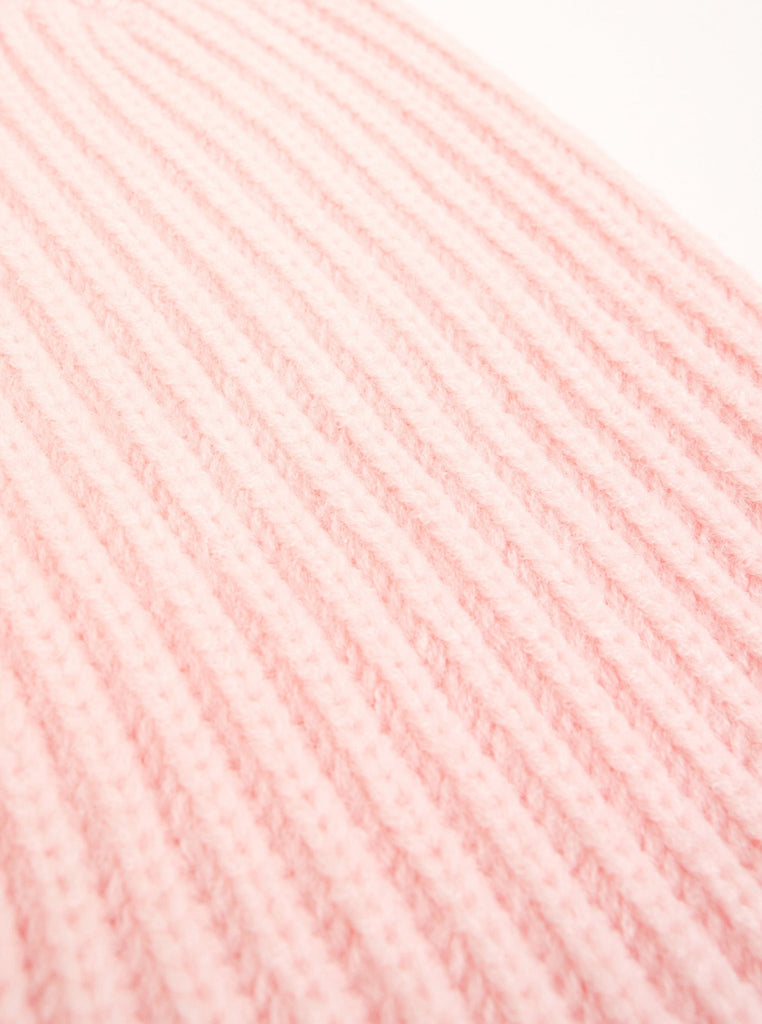 Loose Fit Ribbed Knit Balaclava in Pink | Hood | Snood | Knitwear | Coquette | Ballet Core | Plaza Core | Winter | Autumn | Winter Accessories | Autumn Accessories | Baby Pink | Lolita | Ski | Skiing | Women |