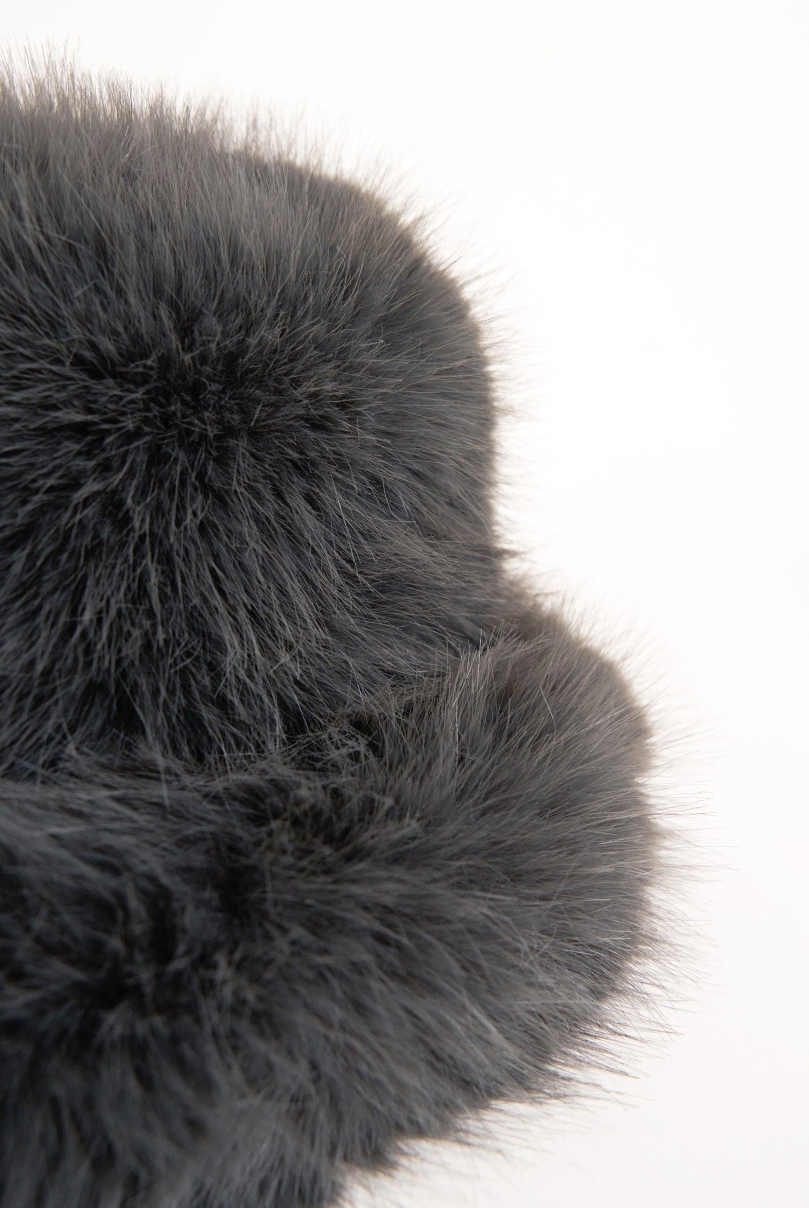 Oversized fur Bucket Hat in Grey | Hats | Hat | Winter | Autumn | Fall | Accessories | Cold weather | Ski | Oversized Fur Hat | Fluffy | Fluffy Fur Hat | Faux Fur | Vegan | Streetwear | Accessories | Women's Accessories 