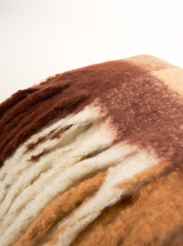 Check Chunky Soft Scarf in Brown | Winter | Autumn | Check | Blanket Scarf | Super Soft Scarf | Oversized Scarf | Winter Accessories | Autumn Accessories | Fall Accessories | Fall Style | Autumn Style | Plaza Core | Women | Women's Accessories