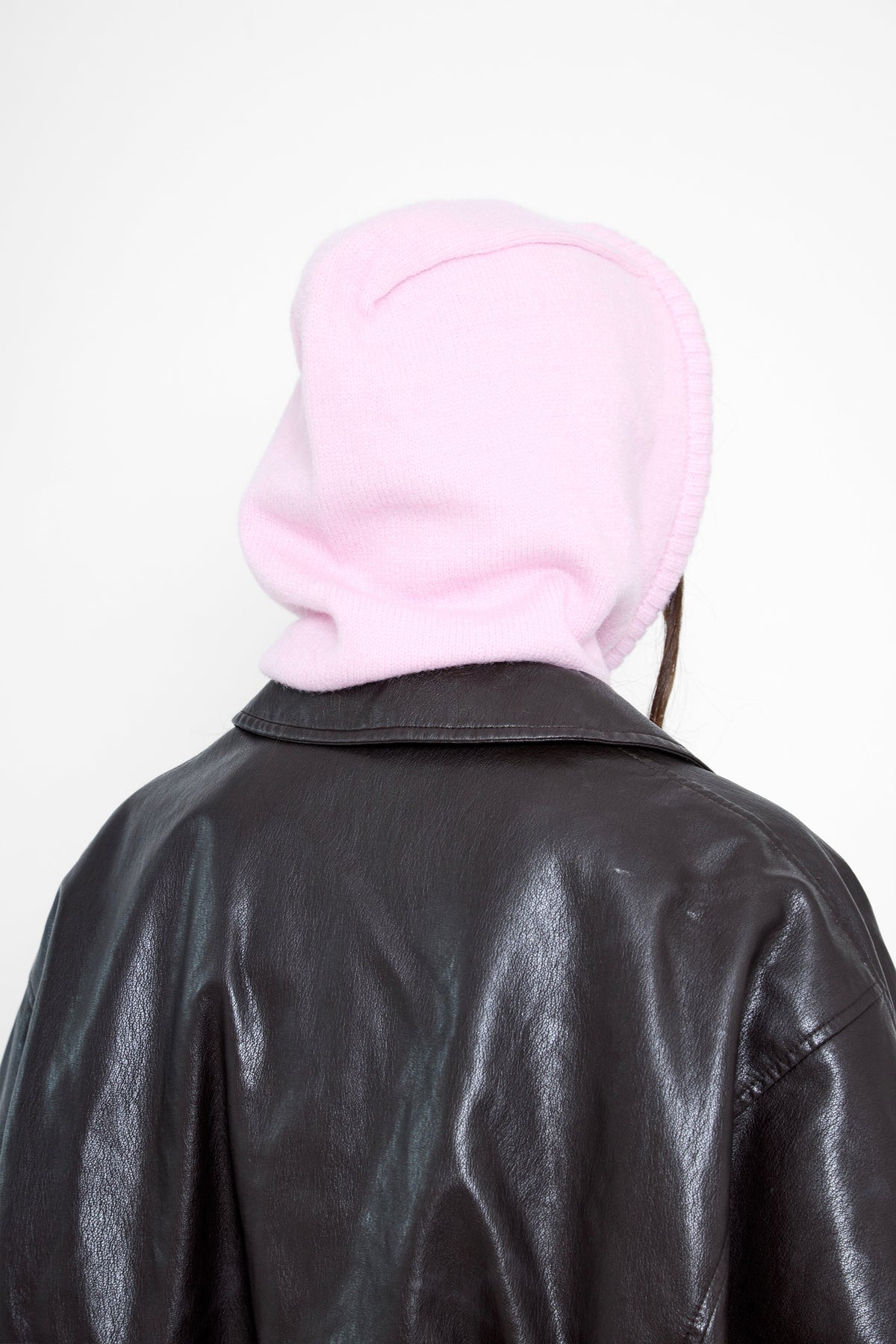 Women's Balaclava Fine knit in Pink