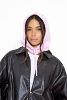 Women's Balaclava Fine knit in Pink