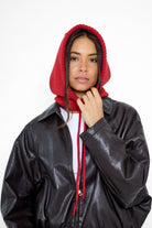 Women's Balaclava Fine knit in Red