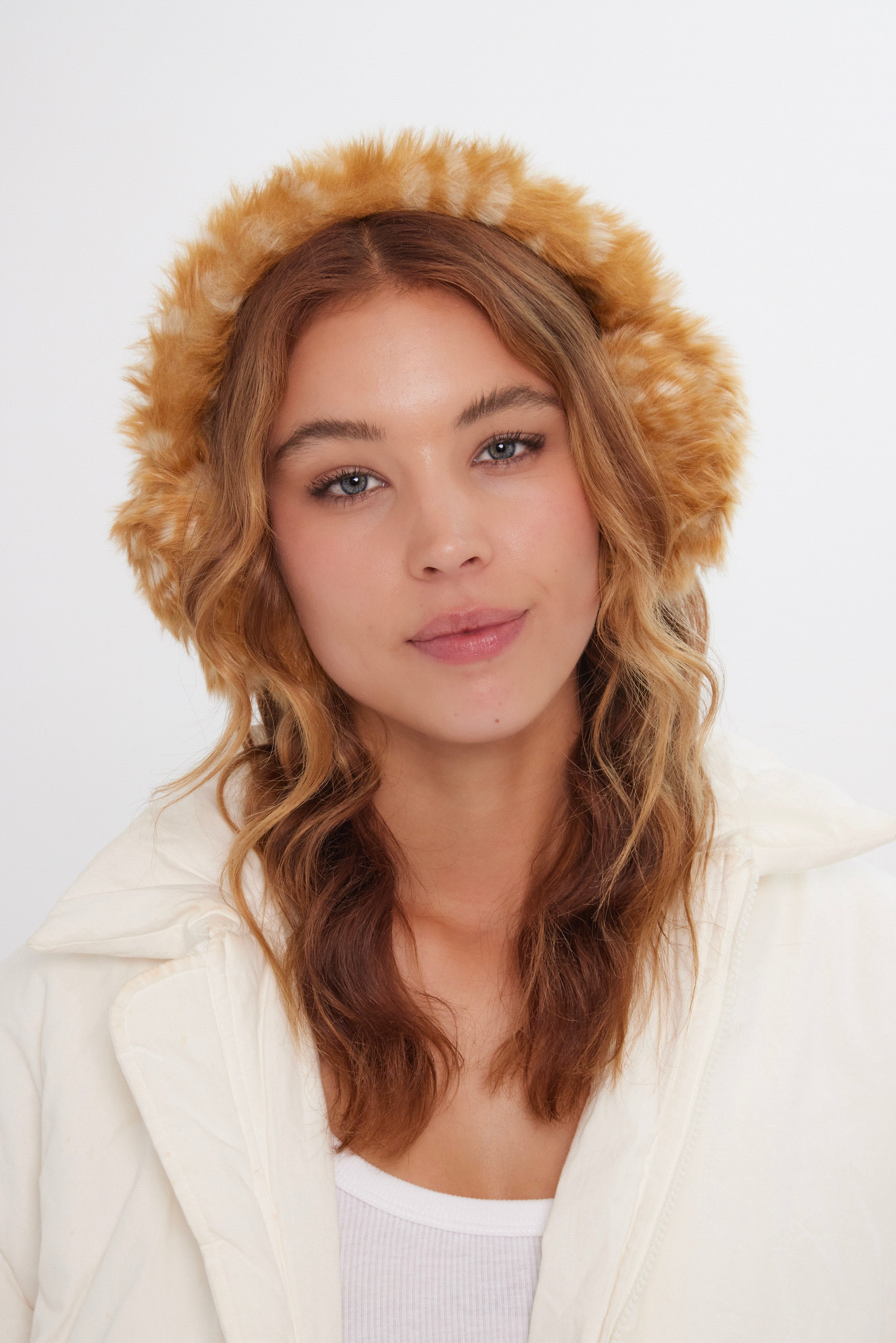Women’s Fur Earmuffs in Bambi