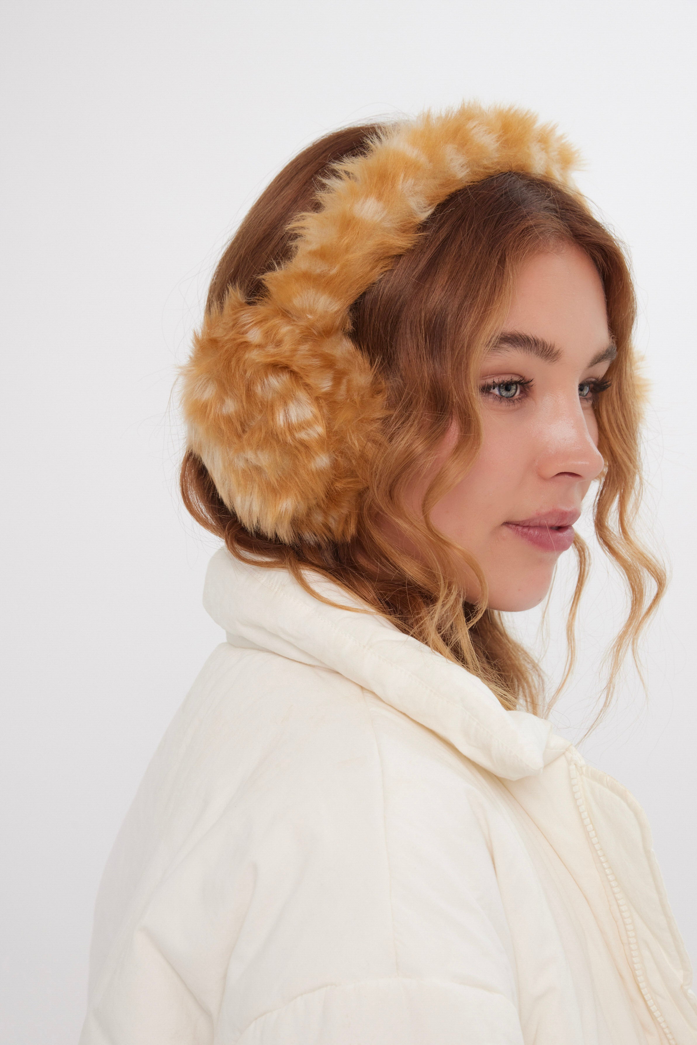 Women’s Fur Earmuffs in Bambi