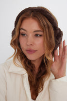 Women’s Fur Earmuffs in Brown