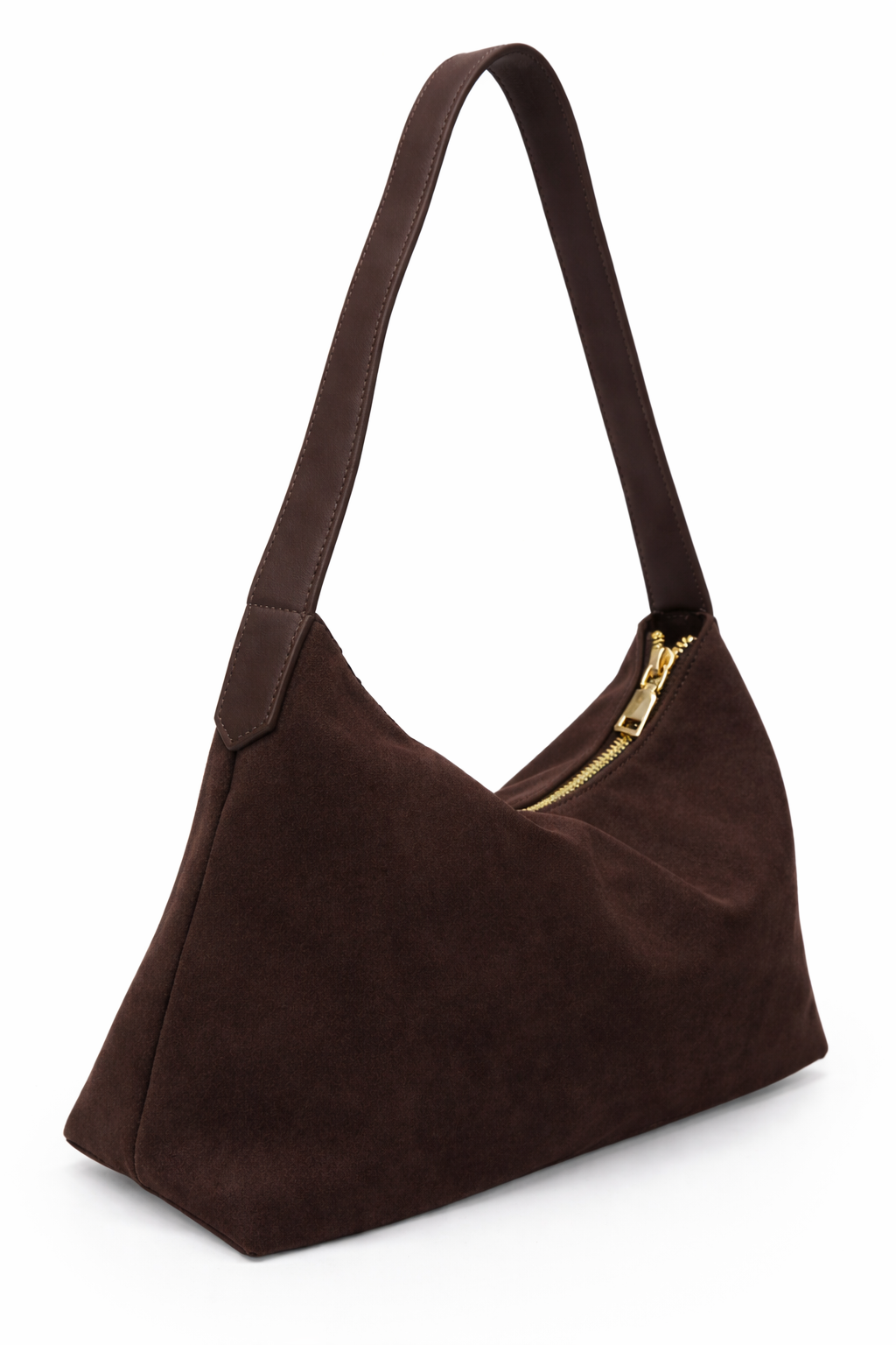 Women's Brown Shoulder suede bag 