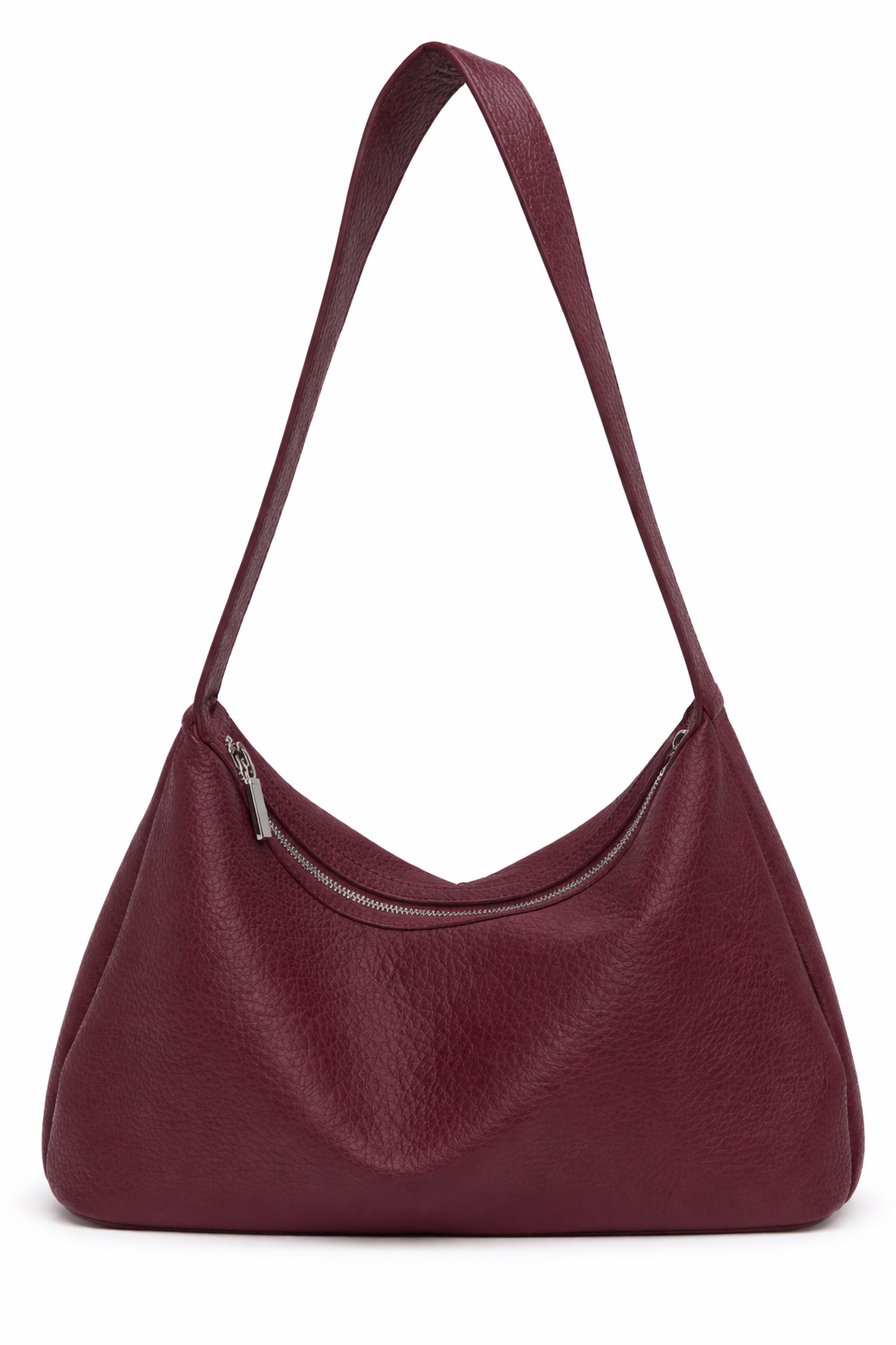 Women's slouchy  shoulder burgundy Bag 