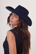 Woman's Dark Denim Cowboy Hat 
