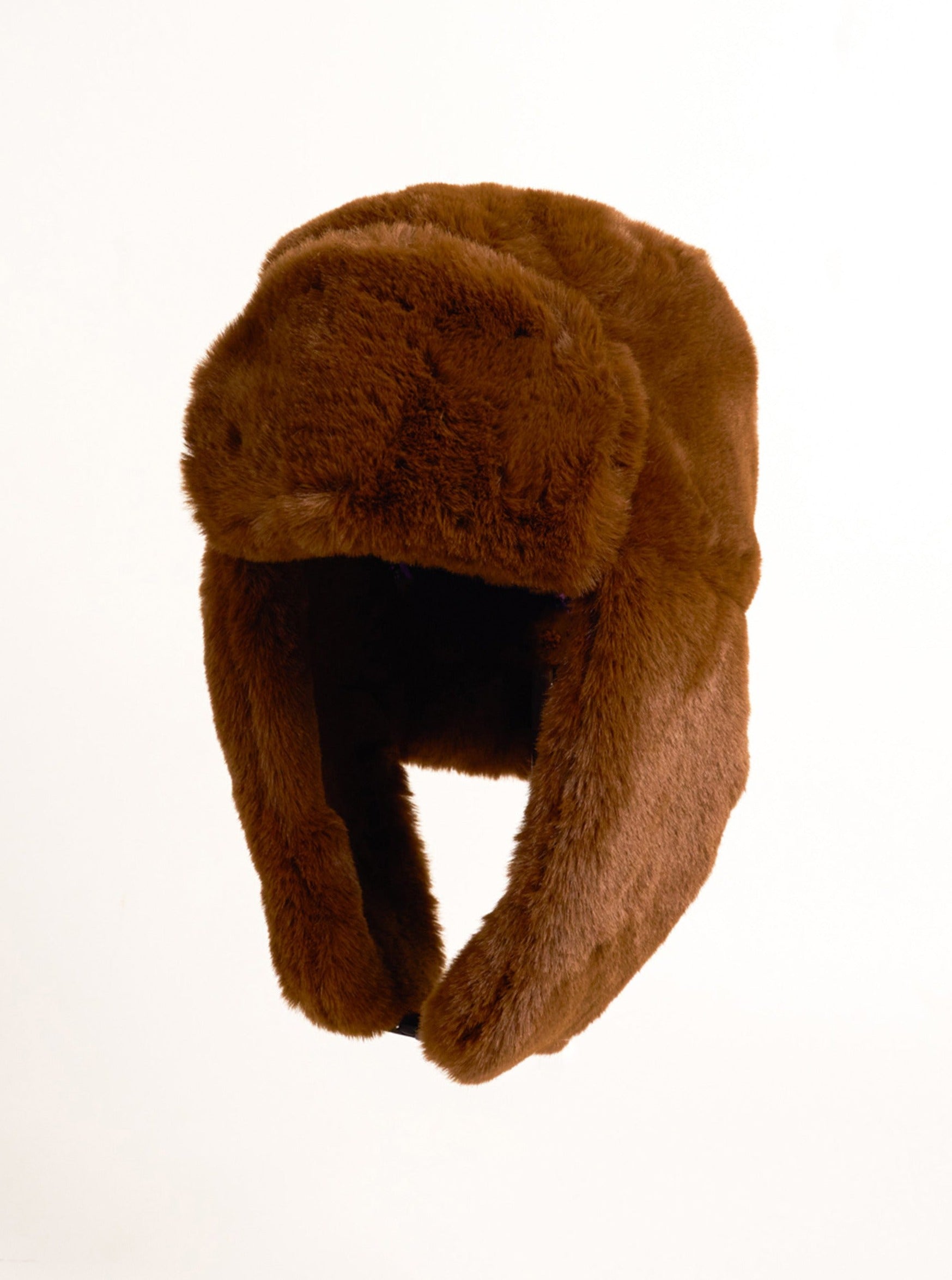 Woman's Faux Fur Trapper in Brown