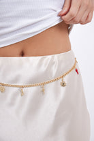 Women’s Western Charm Chain Belt in Gold