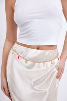 Women’s Western Charm Chain Belt in Gold