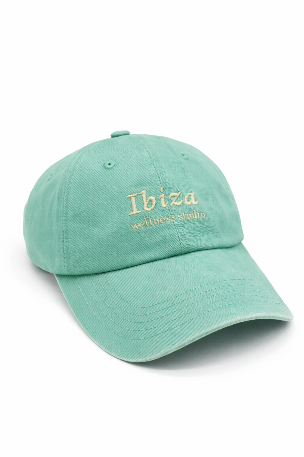 Woman's Ibiza Baseball Cap in Washed Jelly Mint