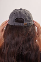 Woman's Los Angeles Health Club Baseball Cap in Black 