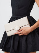 Satin Clutch with Diamante in Champagne | Occasion | Bag | Wedding guest | Wedding | Races | Clutch Bag | Women's Accessories | Women | Date | Races | Old Money | Event | Evening Bag | Evening Accessories 