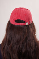 Brooklyn Baseball Cap in Red - Baseball Cap - My Accessories London