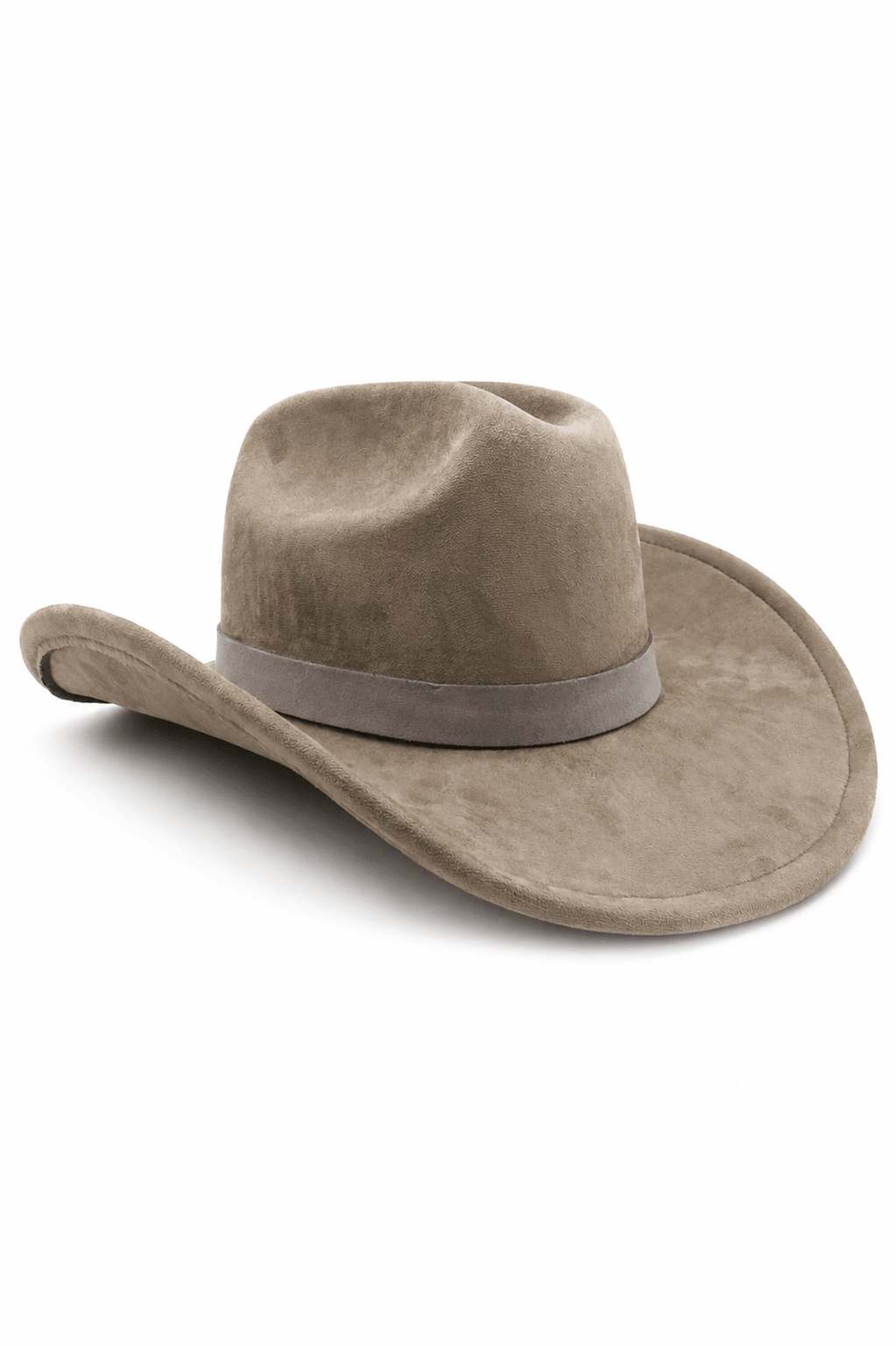 Cowboy Hat in Taupe Stone Grey - Cowboy Hat - My Accessories London