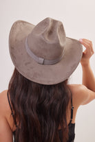 Cowboy Hat in Taupe Stone Grey - Cowboy Hat - My Accessories London