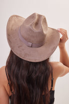 Cowboy Hat in Taupe Stone Grey - Cowboy Hat - My Accessories London